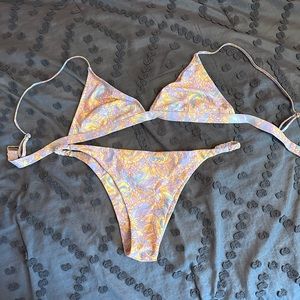 Kulani Kinis Basic Bralette & Cheeky Braided Bottoms